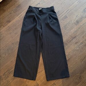 Max Studio Black Wide-Leg Pants